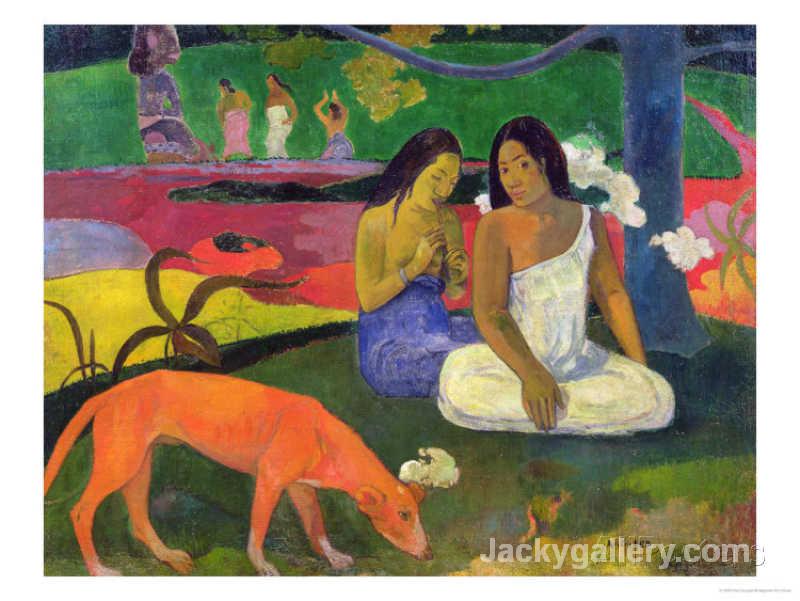 Arearea, by Paul Gauguin paintings reproduction